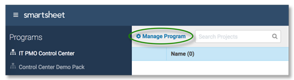 Manage Program